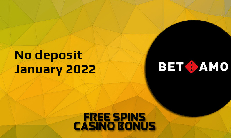 Latest no deposit bonus from BetAmo January 2022