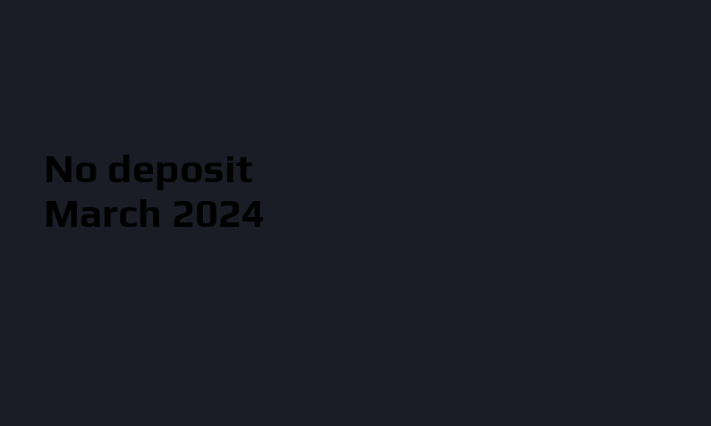 Latest Pairadice no deposit bonus 19th of March 2024