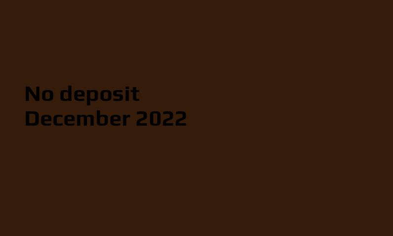 Latest Slots Garden no deposit bonus, today 3rd of December 2022